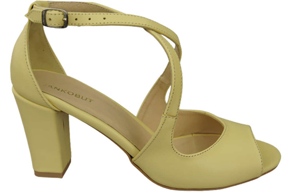 Damenschuhe Bananensandalen, Naturleder 186 ElitaBut