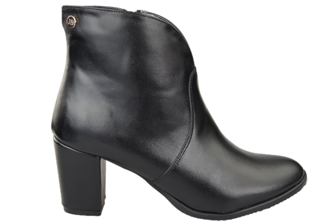 Damenstiefel Frühling/Herbst Naturleder Schwarz 152 L ElitaBut