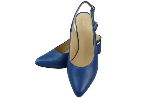 Damenschuhe Sandalen Blau Naturleder 196 ElitaBut