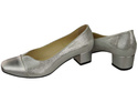 Damenschuhe Pumps Naturleder 164 Silber ElitaBut