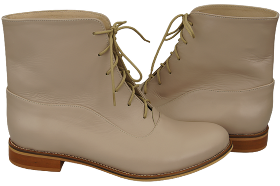 Damenschuhe Frühling/Herbst Naturleder Cappuccino-Maserung 155 L ElitaBut