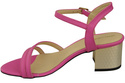 Damenschuhe Fuchsia Naturleder 197 Sinnlich freizügige Fußsandalen ElitaBut