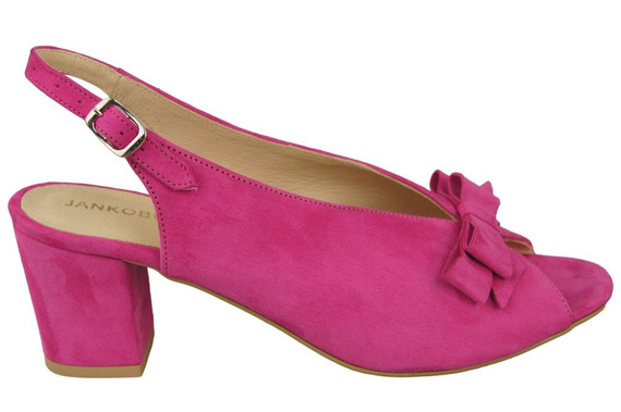 Damenschuhe Sandalen Fuchsia Naturleder Wildleder 148 ElitaBut