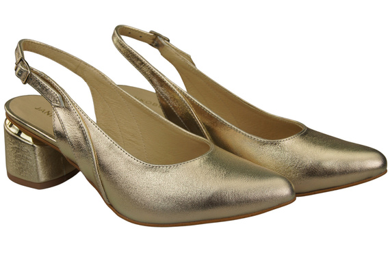 Damenschuhe Sandalen Gold Naturleder 196 ElitaBut