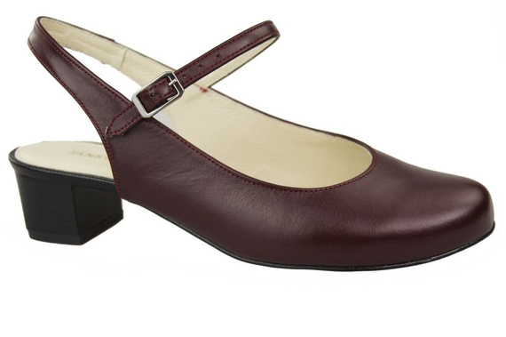 Damenschuhe Sandale Burgund Naturleder 108 ElitaBut