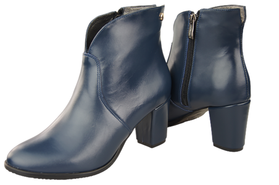 Winterstiefel für Damen, Naturleder, Marineblau 152 von ElitaBut