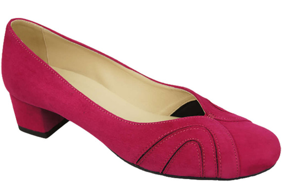 Damenschuhe Pumps aus natürlichem Wildleder Lila 786 Von ElitaBut
