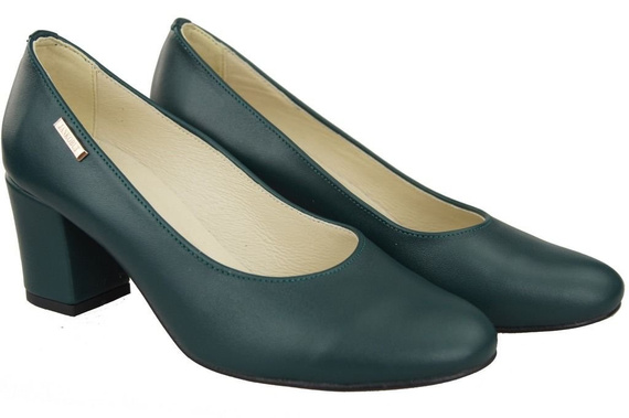 Damenschuhe Pumps Malachit Naturnarbenleder 125 ElitaBut