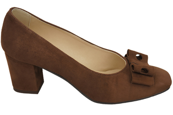 Damenschuhe Pumps Braun Natürliches Wildleder 163 ElitaBut