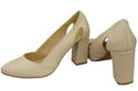 Damenschuhe Beige Pumps, Naturleder 184 ElitaBut