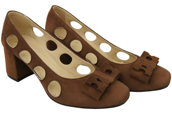 Damenschuhe Pumps Braun Natürliches Wildleder 182 ElitaBut