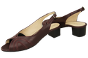 Damenschuhe Sandalen, Naturleder, Burgund 991 ElitaBut