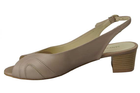 Damenschuhe Sandalen, Naturleder, Cappuccino Lico 991 ElitaBut