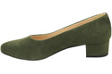 Bequeme Damen-Schuhe Khaki aus echtem Veloursleder 220 Z ElitaBut