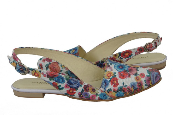 Schuhe Damen Sandalen Flower 2 Naturleder 996 ElitaBut
