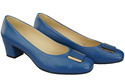 Damenschuhe Pumps Naturleder 187 Blau ElitaBut