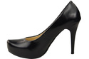 Damen Footwear Schwarz glänzend Stiletto Pumps Naturleder 205 ElitaBut