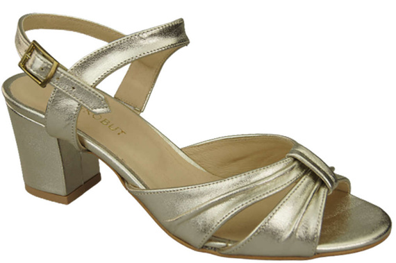 Damenschuhe Sandalen Gold Naturleder 168 ElitaBut