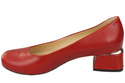 Damenschuhe Pumps Naturleder 159 Rot ElitaBut