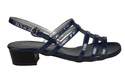 Damenschuhe Sandalen mit flachem Absatz Marineblau 622 ElitaBut