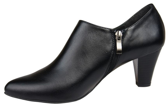 Damenstiefeletten, Naturleder, Schwarz 864 ElitaBut