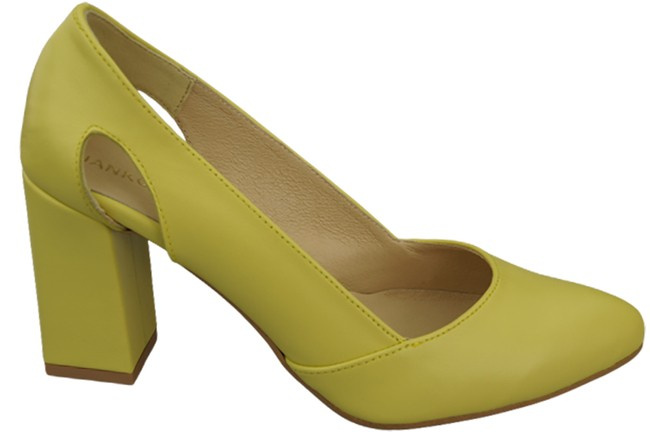 Damenschuhe Zitronenpumps, Naturleder 184 ElitaBut