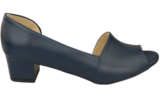 Damenschuhe Sandalen Marineblau Naturleder 147 ElitaBut