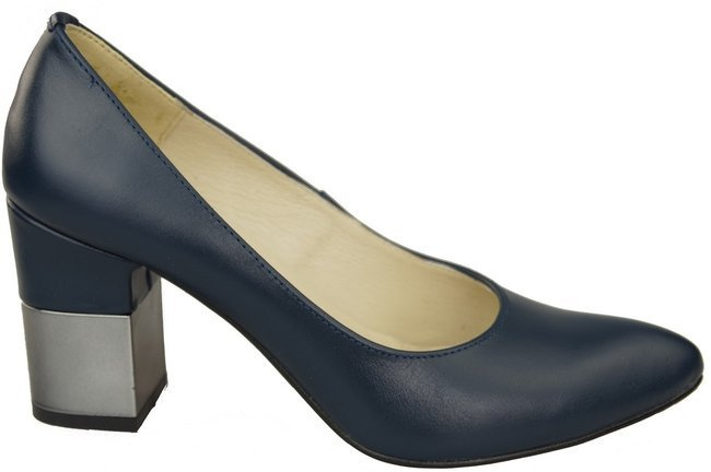 Damenschuhe Pumps Marineblau Naturleder 144 ElitaBut