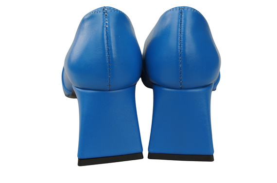 Damen Pumps Blau Echtleder Spitz Zehen Absatz ElitaBut 221