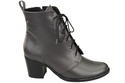 Winter-Schnürstiefel für Damen, Naturleder, Graphite 188, von ElitaBut