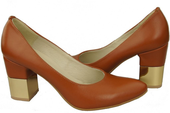 Damenschuhe Rote Pumps, Naturleder 144 ElitaBut