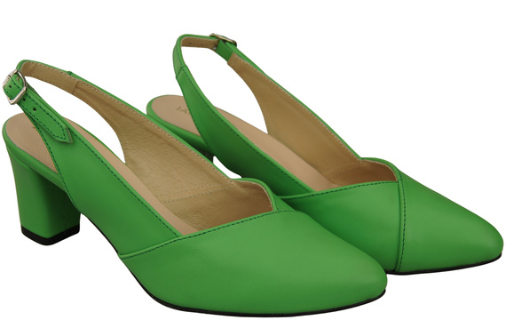 Damen Footwear Limette Stiletto Sandalen Natural Leder 217 ElitaBut