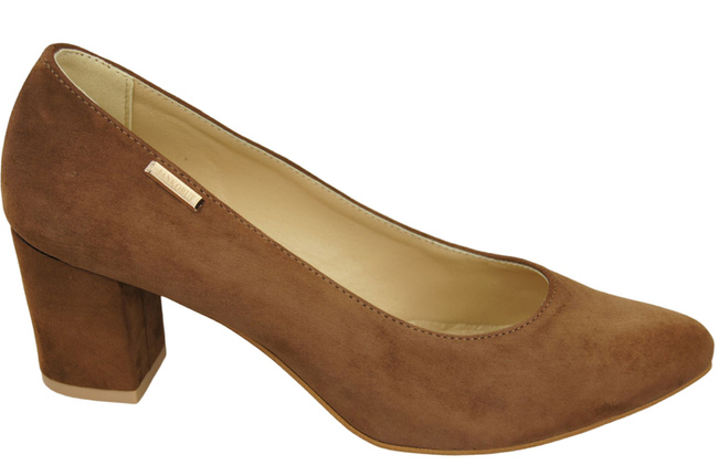 Damenschuhe Pumps Braun Naturleder Wildleder 106 ElitaBut