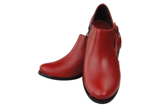 Damenstiefel Naturleder Rot 109 ElitaBut