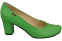 Klassische Damen Limette Leder Mandel Nase Pumps 201 ElitaBut