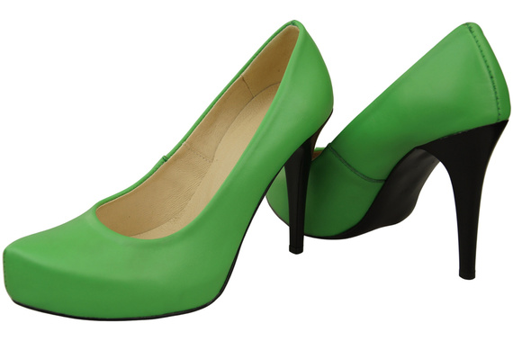 Damen Footwear Limette Stiletto Pumps Naturleder 205 ElitaBut