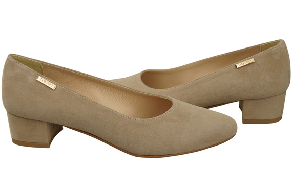 Bequeme Damen-Schuhe Cappuccino Dunkel aus echtem Veloursleder 220 Z ElitaBut