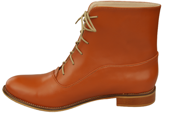 Damenstiefel Frühling/Herbst, Naturleder, Rot, 155 L, ElitaBut