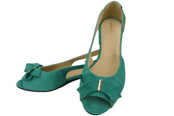 Schuhe Türkisfarbene Damensandalen aus natürlichem Wildleder 994 Kombination aus Stil und Komfort ElitaBut