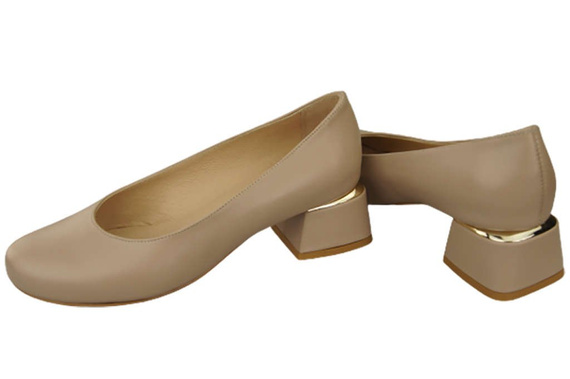 Damenschuhe Pumps Naturleder 159 Cappuccino Lico ElitaBut