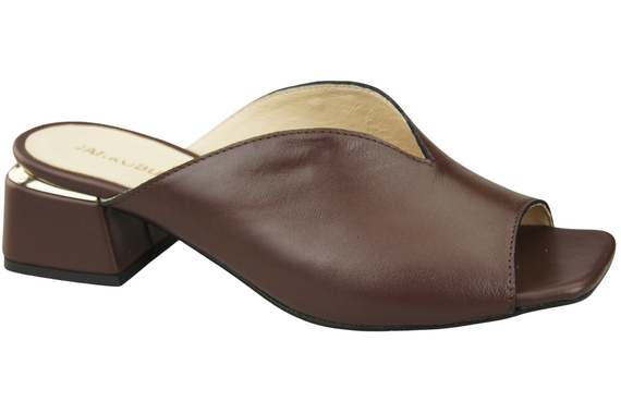 Damen Schuhe Absätze Flip Flops Schokolade Naturleder 210 ElitaBut