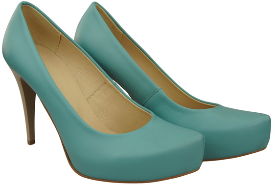 Damen Footwear Türkis Stiletto Pumps Naturleder 205 ElitaBut