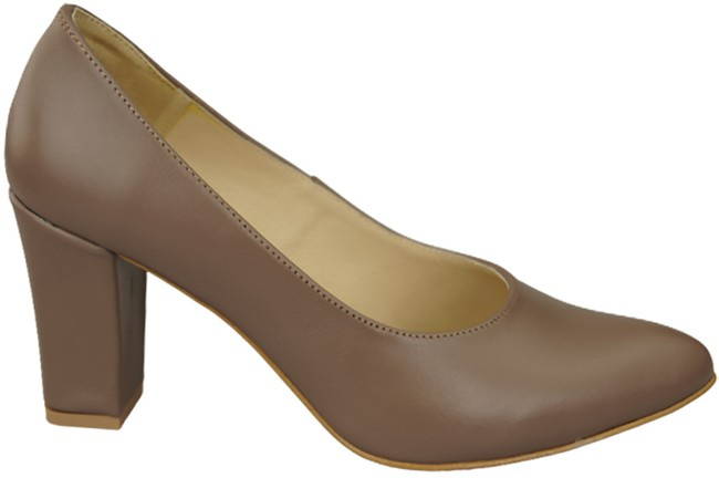 Damenschuhe Cappuccino-Pumps Naturleder 170 ElitaBut