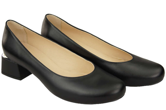 Damenschuhe Pumps Naturleder 159 Schwarz ElitaBut