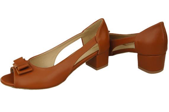 Damenschuhe Sandalen Rot Naturleder 145 ElitaBut