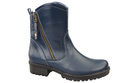Damenstiefel Naturleder Marineblau 122 ElitaBut