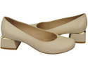 Damenschuhe Pumps Naturleder 159 Beige ElitaBut