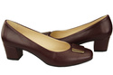Damenschuhe Pumps Naturleder 187 Burgund ElitaBut