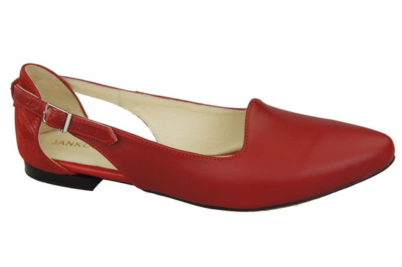 Schuhe Damen Sandalen Rot Naturleder 127 ElitaBut