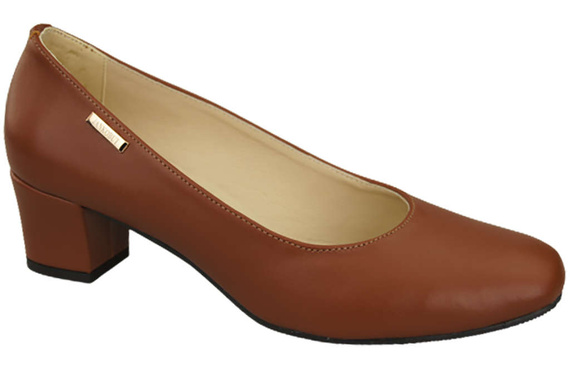 Damenschuhe Pumps Naturleder 172 Braun ElitaBut